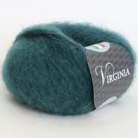 Пряжа SEAM VIRGINIA ( 27 голубая ель) Состав: 30% мохер 40% акрил 30% нейлон; 25г/225м